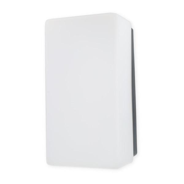RZB Rechteck Opalglasleuchte, 60W, E27, IP 44, schwarz (21146.003)