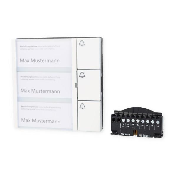 Siedle TM 611-03 W Tasten-Modul, weiß (200022034-00)