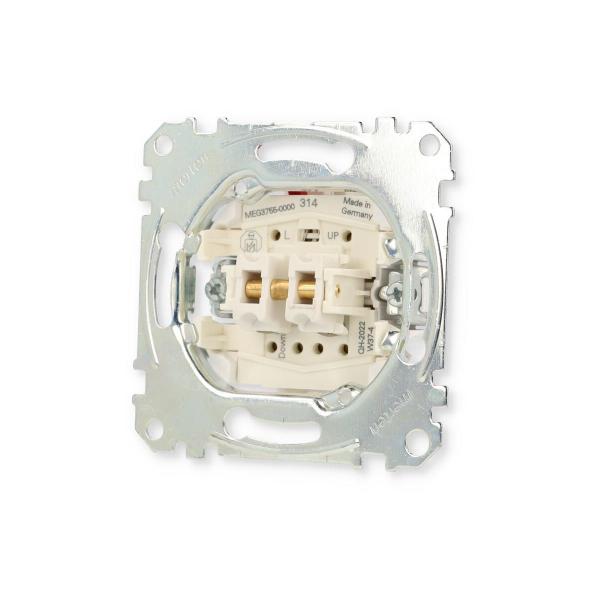 Merten Rollladentaster-Einsatz, 1-polig, 10 A, AC 250 V, Steckklemmen (MEG3755-0000)