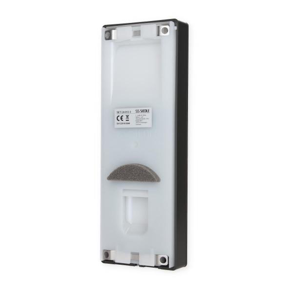 Siedle CA 812-4 E/W Audio-Set Compact, 4 Ruftasten, edelstahl gebürstet (210008741-00)