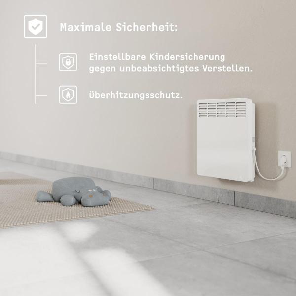 STIEBEL ELTRON CNS 300 Trend Wandkonvektor, 3.00kW/230V, alpinweiß (236530)