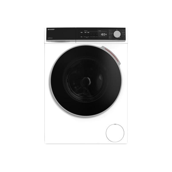 ARDEBO.de Sharp ES-NFB814CWA-DE 8 kg Waschmaschine, 1400U/Min, 60cm breit, DoubleJet, AquaStop, Dampf, weiß