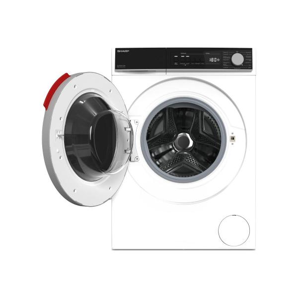 Sharp ES-NFB814CWA-DE 8 kg Waschmaschine, 1400U/Min, 60cm breit, DoubleJet, AquaStop, Dampf, weiß