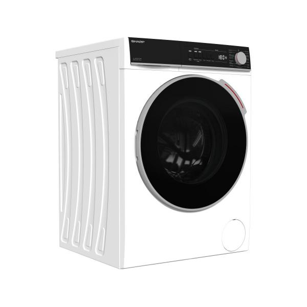 Sharp ES-NFB814CWA-DE 8 kg Waschmaschine, 1400U/Min, 60cm breit, DoubleJet, AquaStop, Dampf, weiß