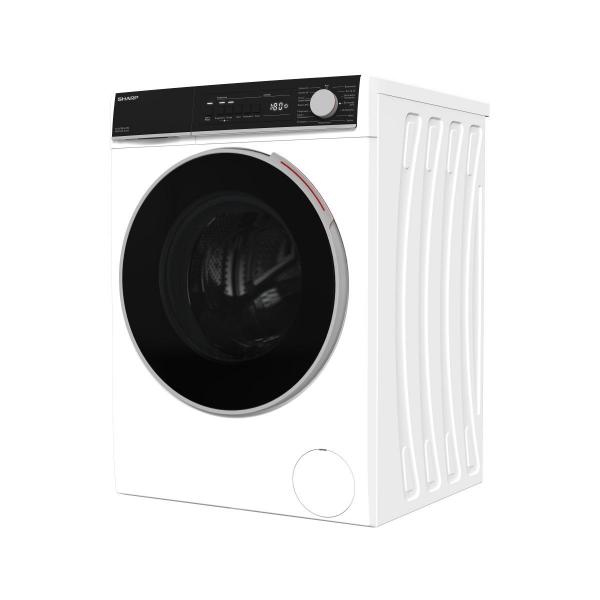 Sharp ES-NFB814CWA-DE 8 kg Waschmaschine, 1400U/Min, 60cm breit, DoubleJet, AquaStop, Dampf, weiß