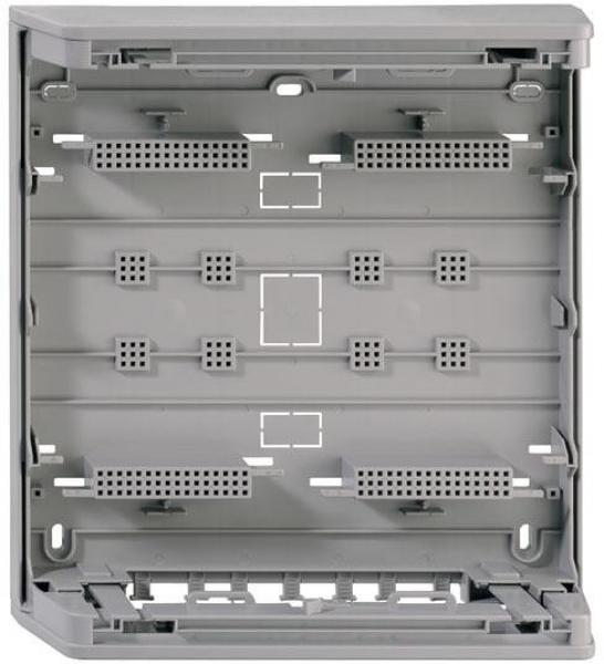 Rutenbeck (27010313) KVK MB Kompakt-Verteilungerkasten, mit flachen Befestigungsstegen, lichtgrau