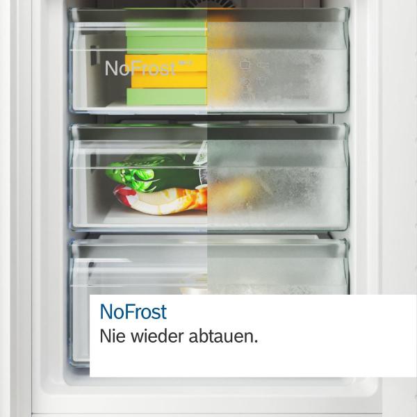 Bosch KGN392LBF Serie 4 Stand Kühl-Gefrierkombination, 60cm breit, 321l, VitaFresh XXL, Edelstahl-Optik