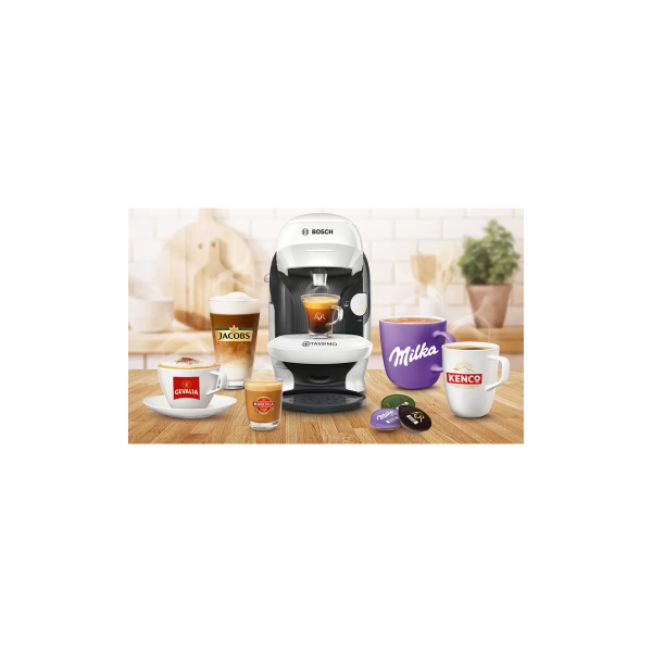 Bosch TAS1104 Kapselmaschine Tassimo Style, 1400 W, One-Touch Bedienung, Single serve, Intellibrew