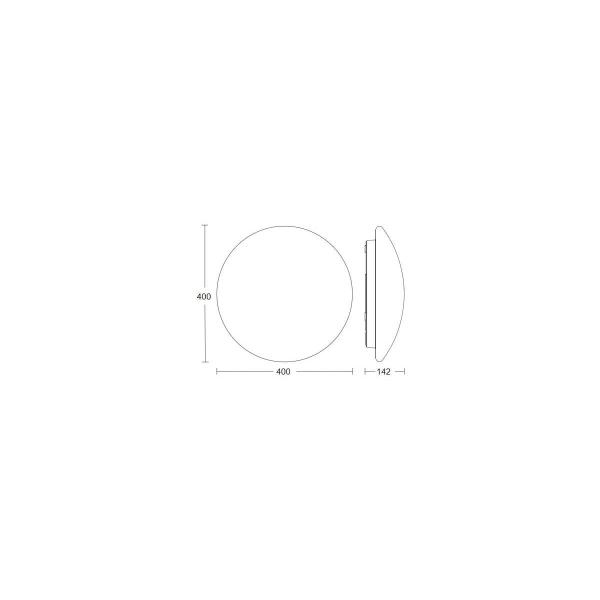 Steinel RS PRO P3 LED Innenleuchte, ohne Sensor, 3000K, weiß (056131)