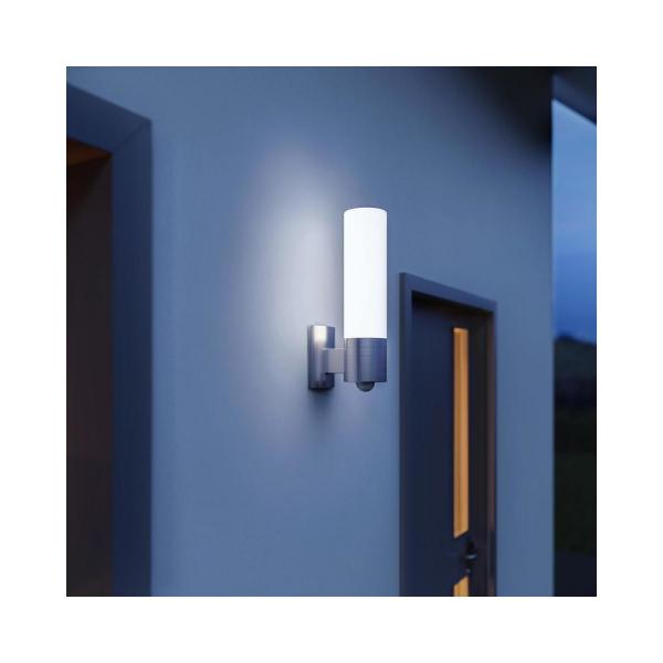 Steinel L 260 S Sensor-LED-Außenleuchte, IP44, edelstahl (007874)
