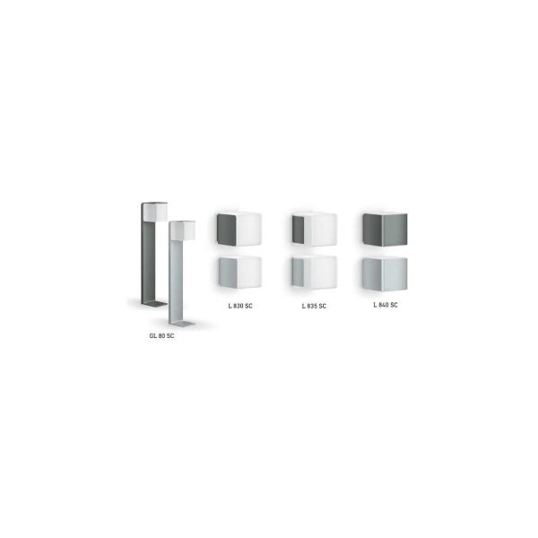 Steinel L 840 SC Sensor-LED-Außenleuchte, 3000K, Bewegungsmelder, anthrazit (055530)