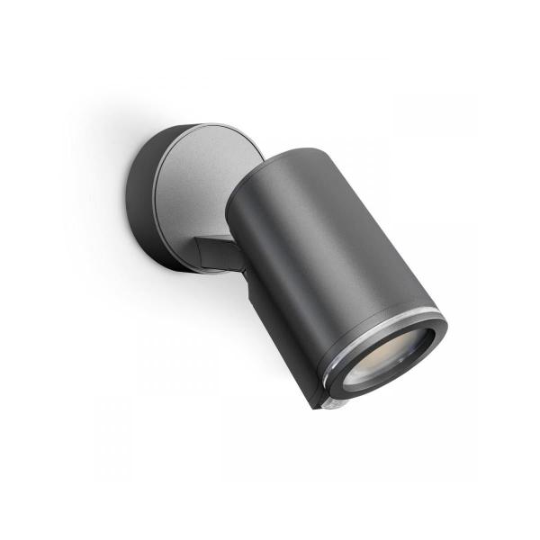 ARDEBO.de Steinel Spot ONE SC Sensor-LED-Strahler, mit Bewegungsmelder, Bluetooth, IP44, anthrazit (058630)