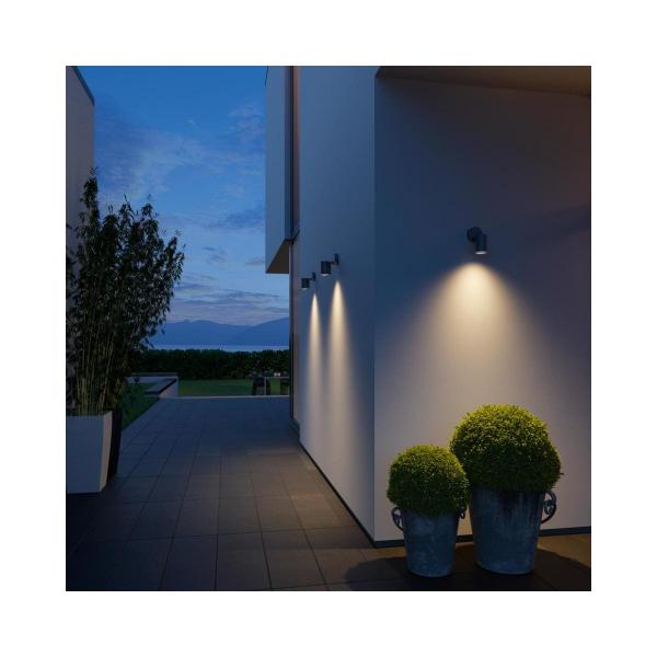 Steinel Spot ONE SC Sensor-LED-Strahler, mit Bewegungsmelder, Bluetooth, IP44, anthrazit (058630)