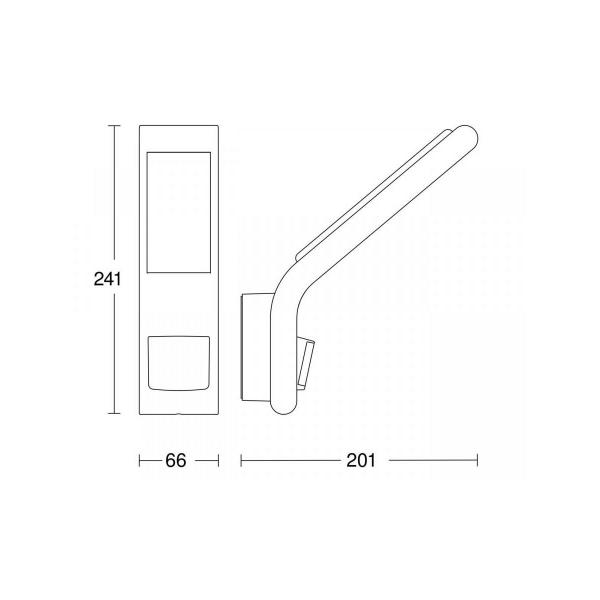 Steinel XLED slim S Sensor-LED-Außenstrahler, anthrazit (012052)