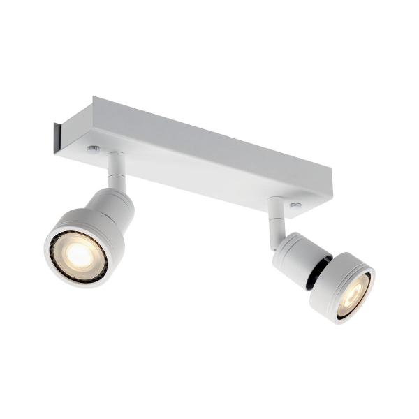 ARDEBO.de SLV PURI 2, Wand- und Deckenleuchte, zweiflammig, QPAR51, max. 100 W, mit Dekoring, v (147371)