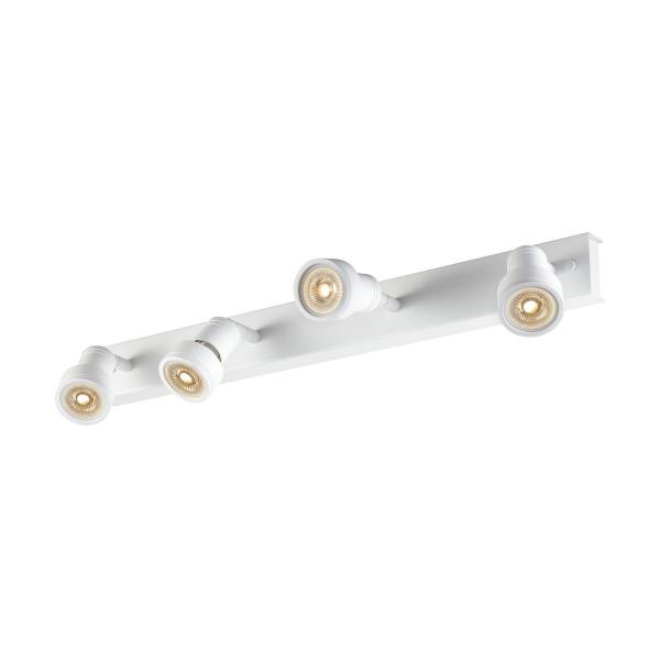 SLV PURI CW, Indoor Wand- und Deckenaufbauleuchte, quad, QPAR51, 4x50W, weiß (1002030)