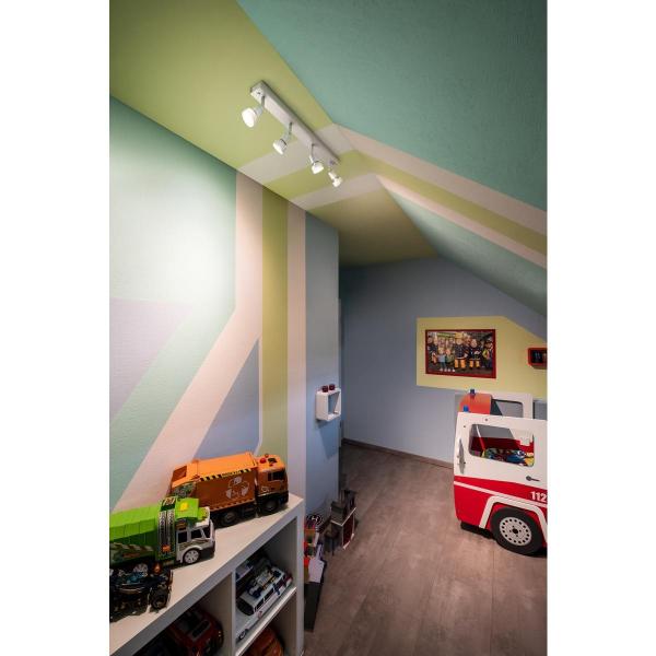 SLV PURI CW, Indoor Wand- und Deckenaufbauleuchte, quad, QPAR51, 4x50W, weiß (1002030)