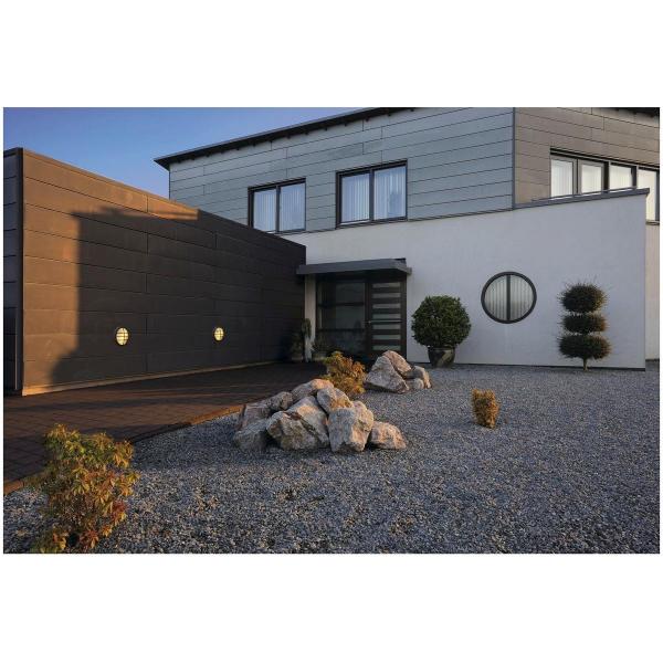 SLV BULAN GRID Runde Wand- und Deckenleuchte, A60, IP55, 2x25W, E27, anthrazit (229085)