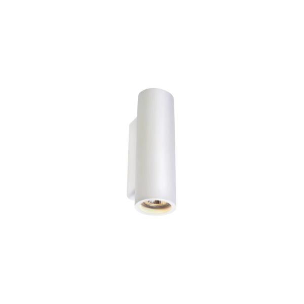 ARDEBO.de SLV PLASTRA Wandleuchte, QPAR51, rund, Tube, weißer Gips, max. 70W (148060)