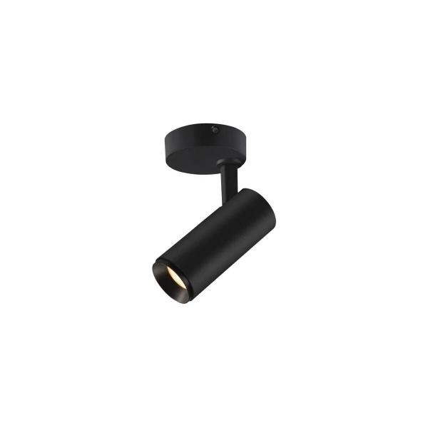 ARDEBO.de SLV NUMINOS SPOT PHASE S, Indoor, LED, Deckenaufbauleuchte, 3000K, 60°, schwarz/schwarz (1004108)