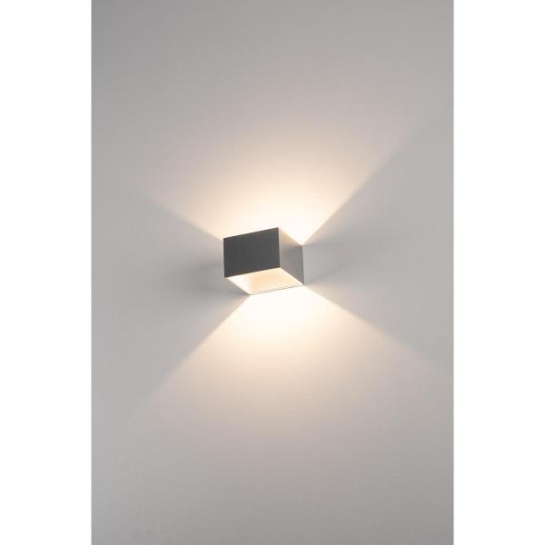 SLV LOGS IN, Wandleuchte, LED, 2000K-3000K Dim to Warm, aluminium/weiß (1000640)