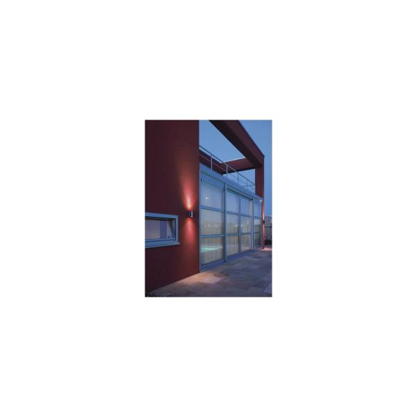 SLV MYRA UP/DOWN Outdoor Wandleuchte, QPAR51, IP55, grau, max. 70W (233114)