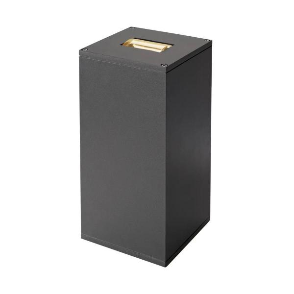 SLV BIG THEO WALL, Outdoor Wandleuchte, zweiflammig, LED, 3000K, Flood up/Beam down, silbergrau (234515)
