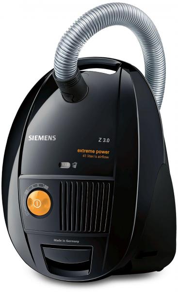 Siemens VSZ3XTRM11 Bodenstaubsauger, 850W, XXL-Polsterdüse, XL Staubbeutelvolumen, schwarz