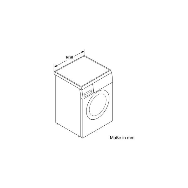 Siemens WU14UT70 iQ500 8 kg Frontlader Waschmaschine, 60 cm breit, 1400 U/min, unterbaufähig, speedPack L, iQdrive, Outdoor-Programm, weiß