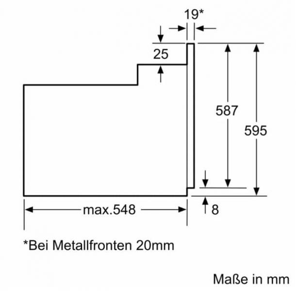 Siemens HB113FBS1 iQ100 EEK: A Einbaubackofen, 60 cm breit, 66 L, 3D-Heißluft Plus, Schnellaufheizung, Edelstahl