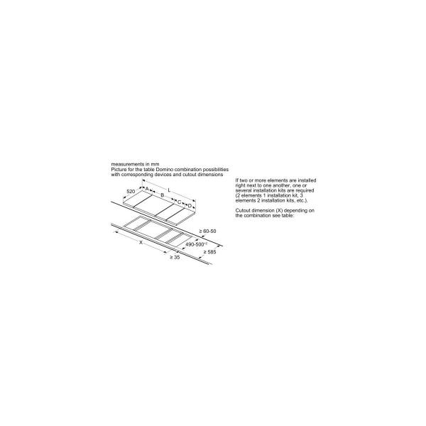 Siemens ET375CFA1E iQ300 Domino-Kochfeld, Glaskeramik, 30 cm breit, Facetten-Design, schwarz