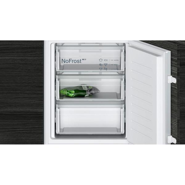 Siemens KI86NVSE0 iQ300 Einbau Kühl-/Gefrierkombination, 56 cm breit, 260 L, NoFrost, hyperFresh System, freshSense, LED-Beleuchtung