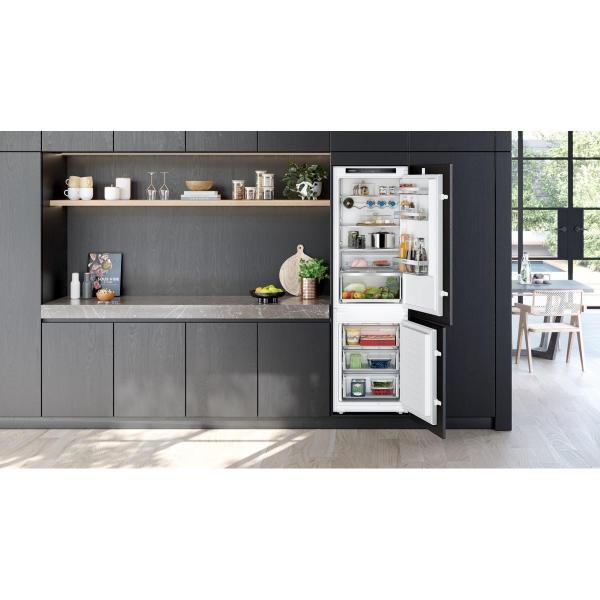 Siemens KI86NVSE0 iQ300 Einbau Kühl-/Gefrierkombination, 56 cm breit, 260 L, NoFrost, hyperFresh System, freshSense, LED-Beleuchtung