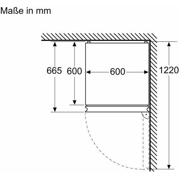 Siemens KG39NAXCF iQ500 Stand Kühl-Gefrierkombination, 60 cm breit, 363 L, Home Connect App, bottleRack, superCooling, blackSteel