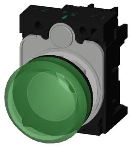 Siemens 3SU1106-6AA40-1AA0 Leuchtmelder, grün (3SU11066AA401AA0)