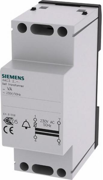 ARDEBO.de Siemens 4AC3214-0 Klingeltransformator, 14VA Primär 230-240V AC (4AC32140)