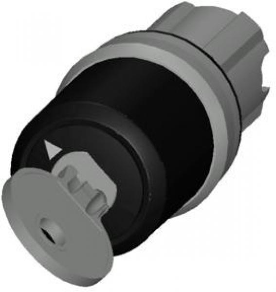 Siemens 3SU1050-5BF01-0AA0 Schlüsselschalter, 2 Schaltstellungen, Metall (3SU10505BF010AA0)