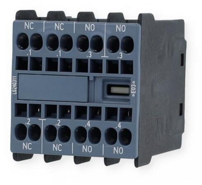 ARDEBO.de Siemens 3RH29112HA22 Hilfsschalterblock frontseitig, 2S+2Ö
