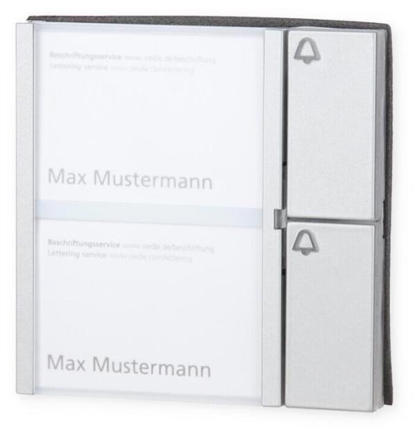 Siedle Vario TM 612-2 SM Tasten-Modul, silber-metallic (200035520-00)