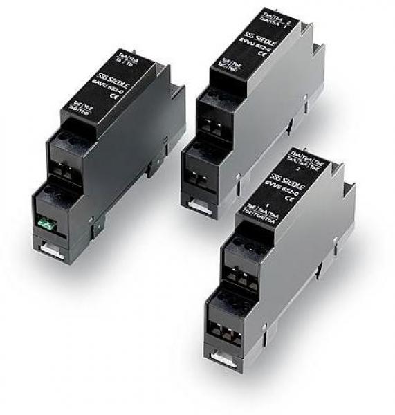 Siedle BVVS 652-0 Bus-Video-Verteiler symmetrisch Hutschiene, schwarz (200049630-00)