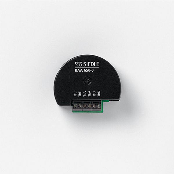 ARDEBO.de Siedle BAA650-0 Bus-Audio-Auskopplung, schwarz (200032255-00)
