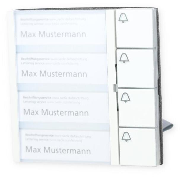 Siedle Vario TM 612-4 W Tasten-Modul, weiß (200035525-00)