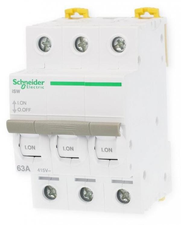 ARDEBO.de Schneider Electric A9S65363 Lasttrennschalter iSW - 3P - 63 A - 240V AC