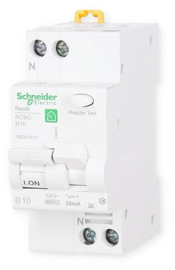 Schneider A9D32616 Fi/LS-Schalter iDPNN Vigi, 2-Polig, C-Charakteristik, 16A, 30mA, Typ A