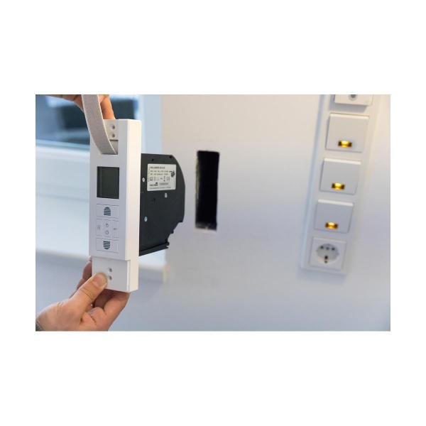 Schellenberg RolloDrive 65 Plus Rollladengurtantrieb, bis 6 m², elektrischer Gurtwickler Unterputz, weiß (22766)