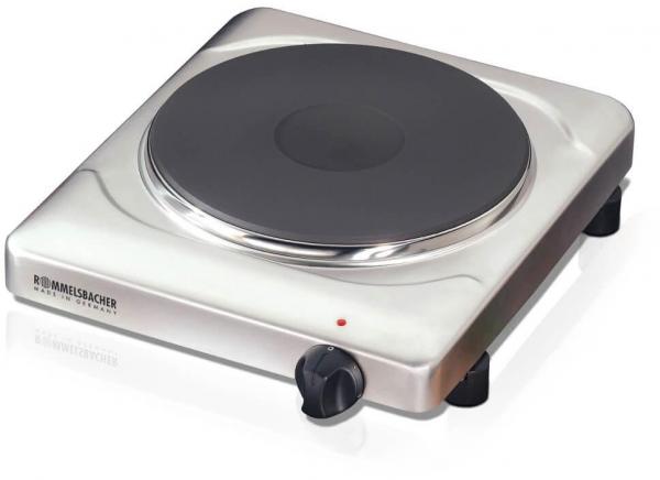 ARDEBO.de Rommelsbacher THS 2022/E Gastro Einzelkochplatte, 2000 W, Edelstahl