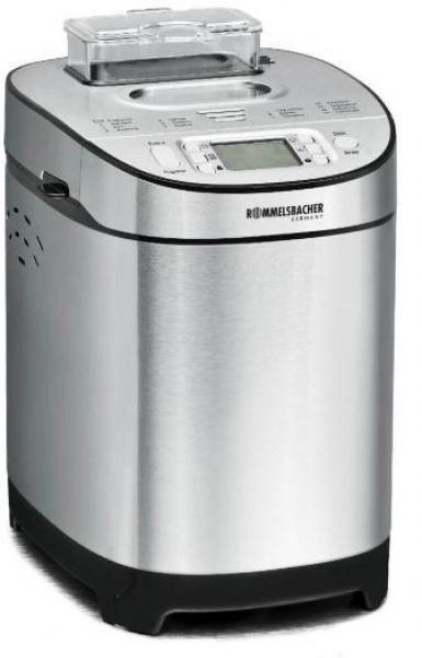 ARDEBO.de Rommelsbacher BA550 Brotbackautomat, 13 Programme, 2 Brotgrößen, 550 W, edelstahl