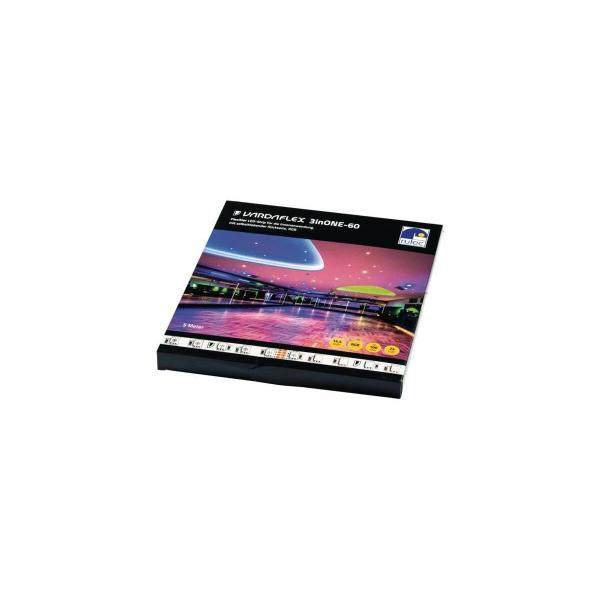 ARDEBO.de Rutec B86577 VARDAflex 3inONE-60 - 5 Meter Rolle Flex.LED Strip, 24V, Innen, RGB