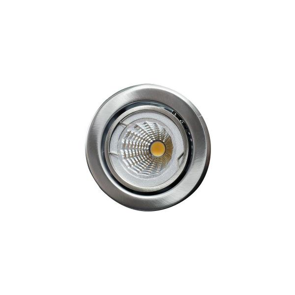 ARDEBO.de Rutec R55090 Einbaustrahler Schwenkbar (Wechselbar) für MR 16, 1-50W, edelstahl