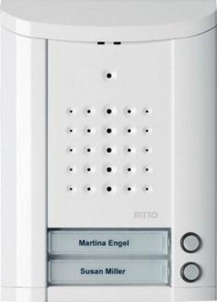 ARDEBO.de Ritto Entravox Türstation Audio 2 Wohneinheiten weiß (1840270)